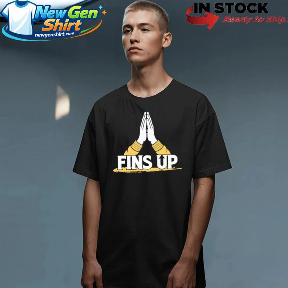 Long Island University Sharks Fins Up Shirt