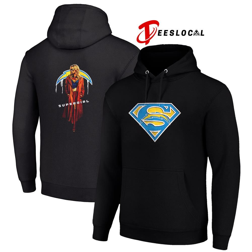 Los Angeles Chargers x Supergirl graphic shirt