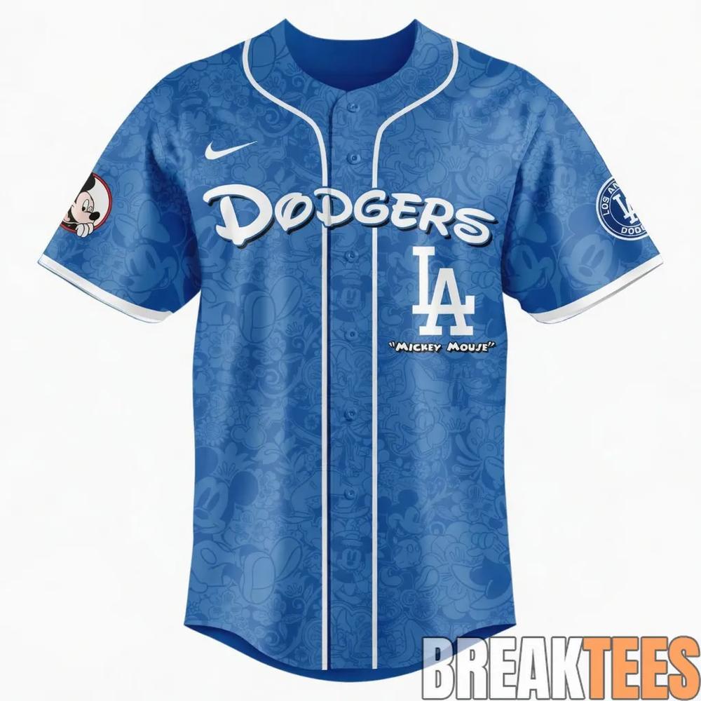 Los Angeles Dodgers Mickey Baseball Jersey