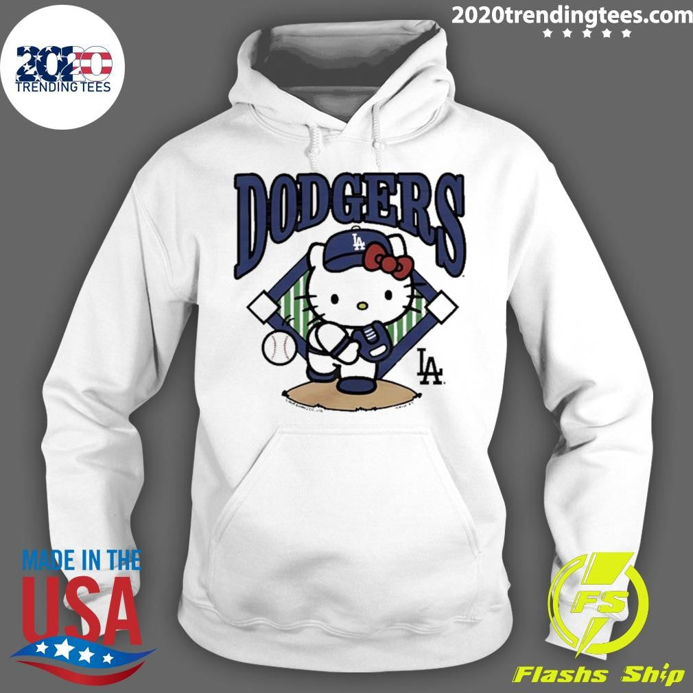Los Angeles Dodgers Mlb X Hello Kitty Shirt