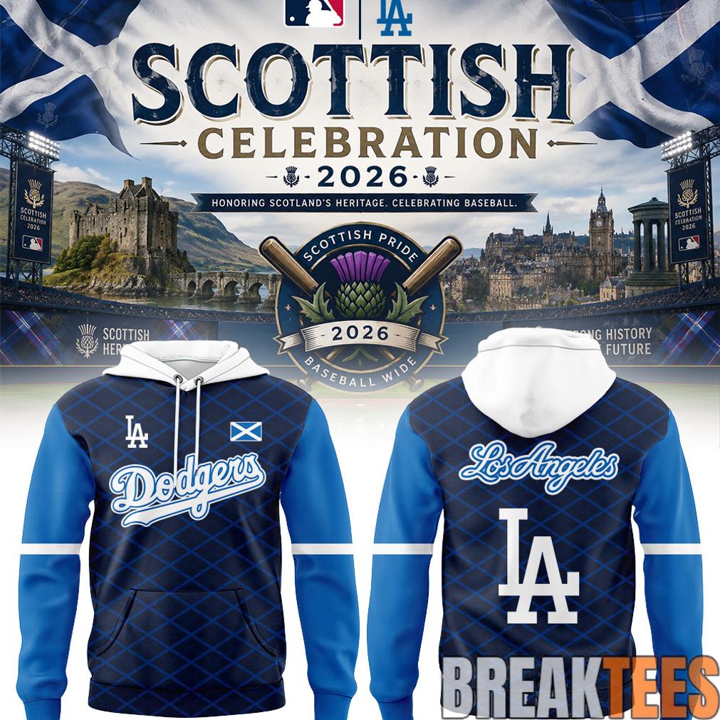 Los Angeles Dodgers Scottish Celebration 2026 Hoodie