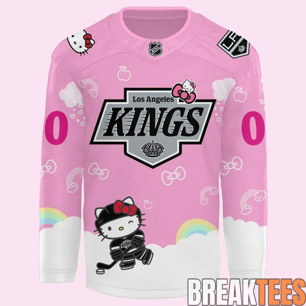 Los Angeles Kings x Hello Kitty 2026 Custom Hockey Jersey