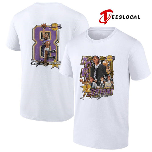 Los Angeles Lakers Kobe Bryant 8 signature pose shirt