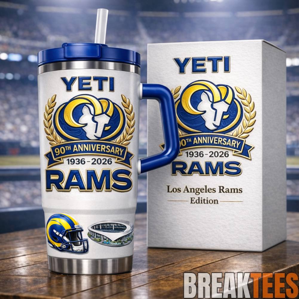 Los Angeles Rams 90th Anniversary YETI Tumbler
