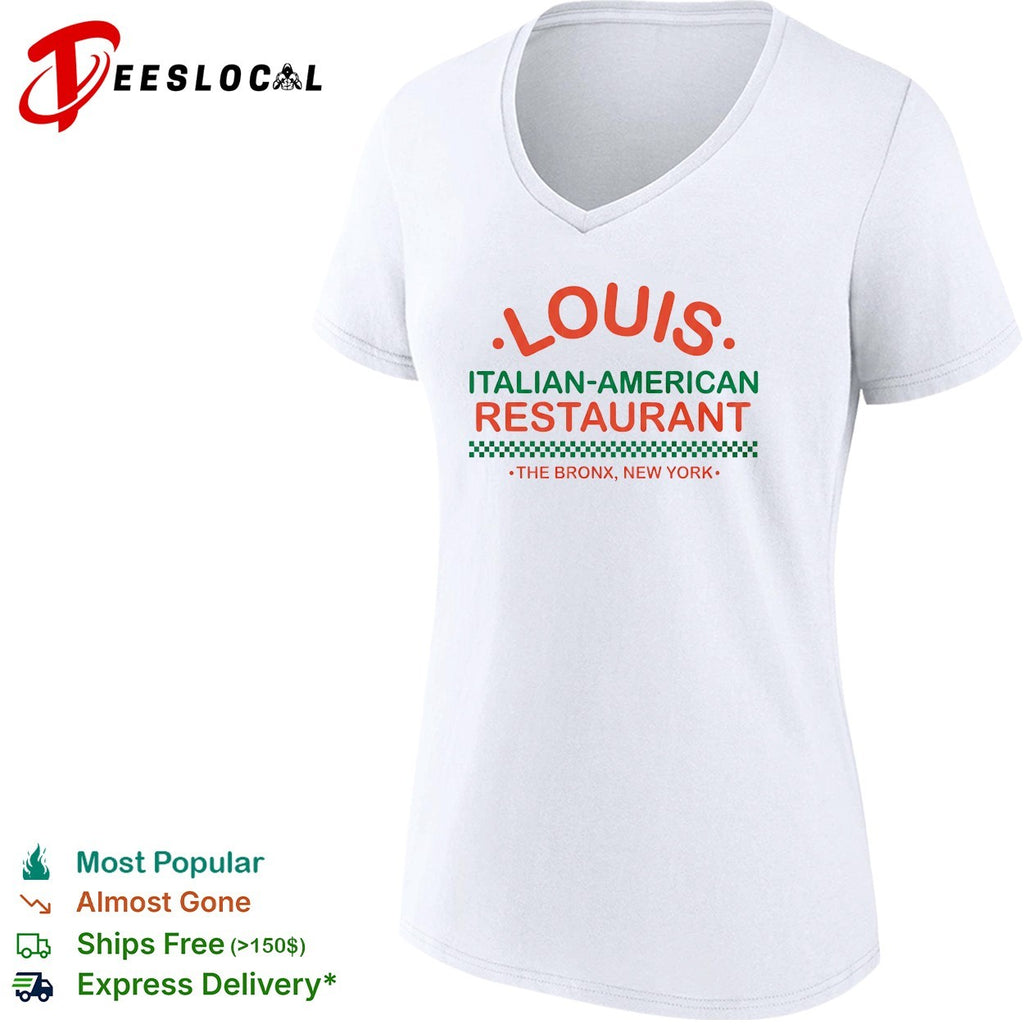 Louis Italian-American Restaurant The Bronx New York vintage shirt