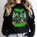 Lucky Shirt St. Patrick Day Horror Crew Shirt Feelin Lucky Horror Shirt Trending Patrick Day Shirt T-Shirts
