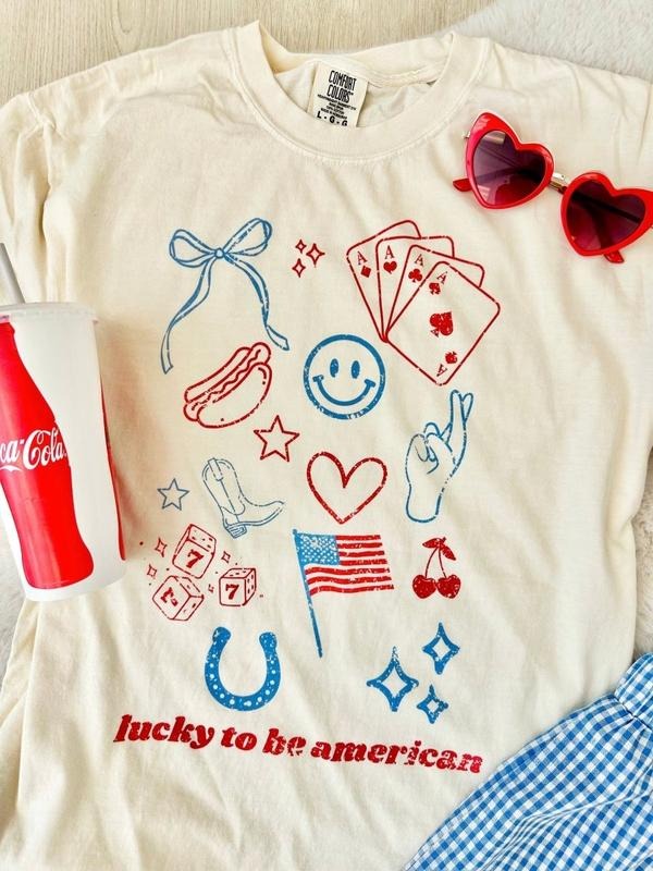 'Lucky Be American' T-Shirts