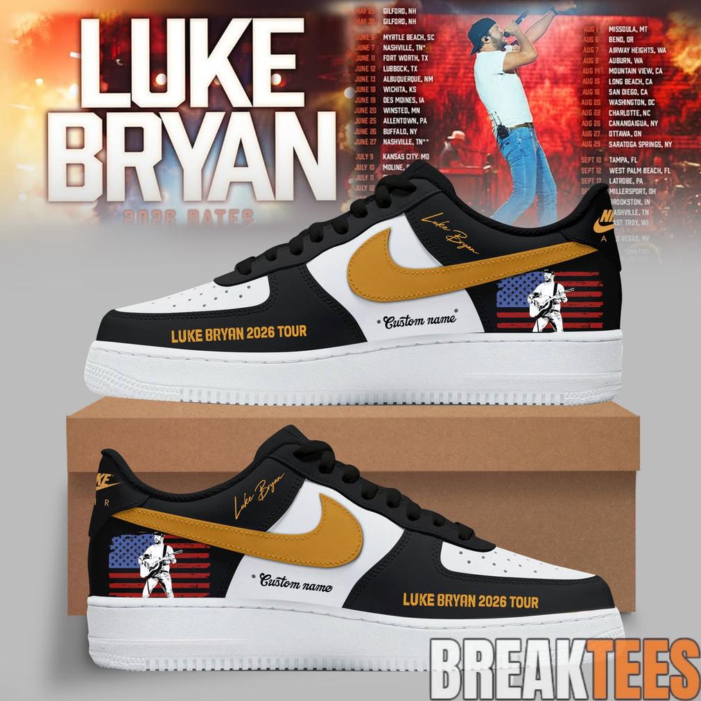 Luke Bryan 2026 Tour Country Night Special Edition Air Force 1 Shoes