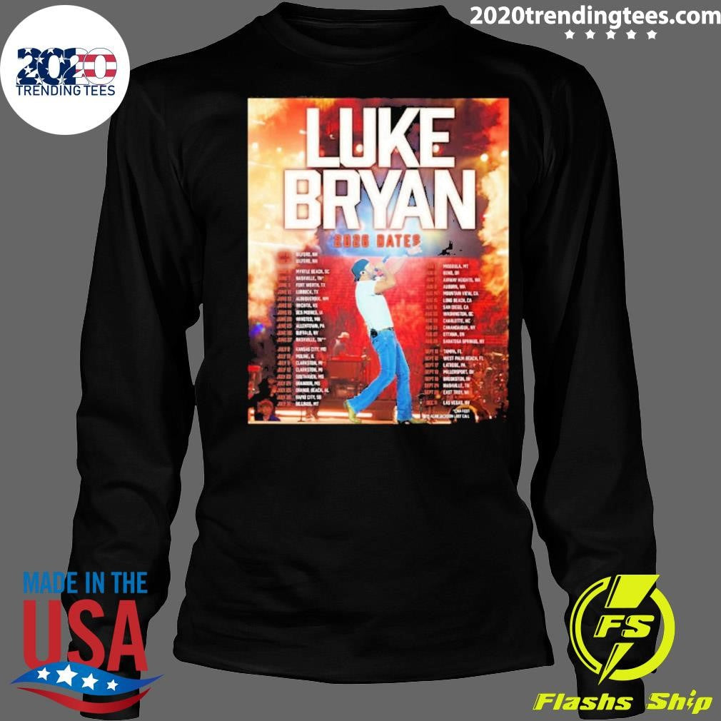 Luke Bryan 2026 Word On The Street Tour Shirt