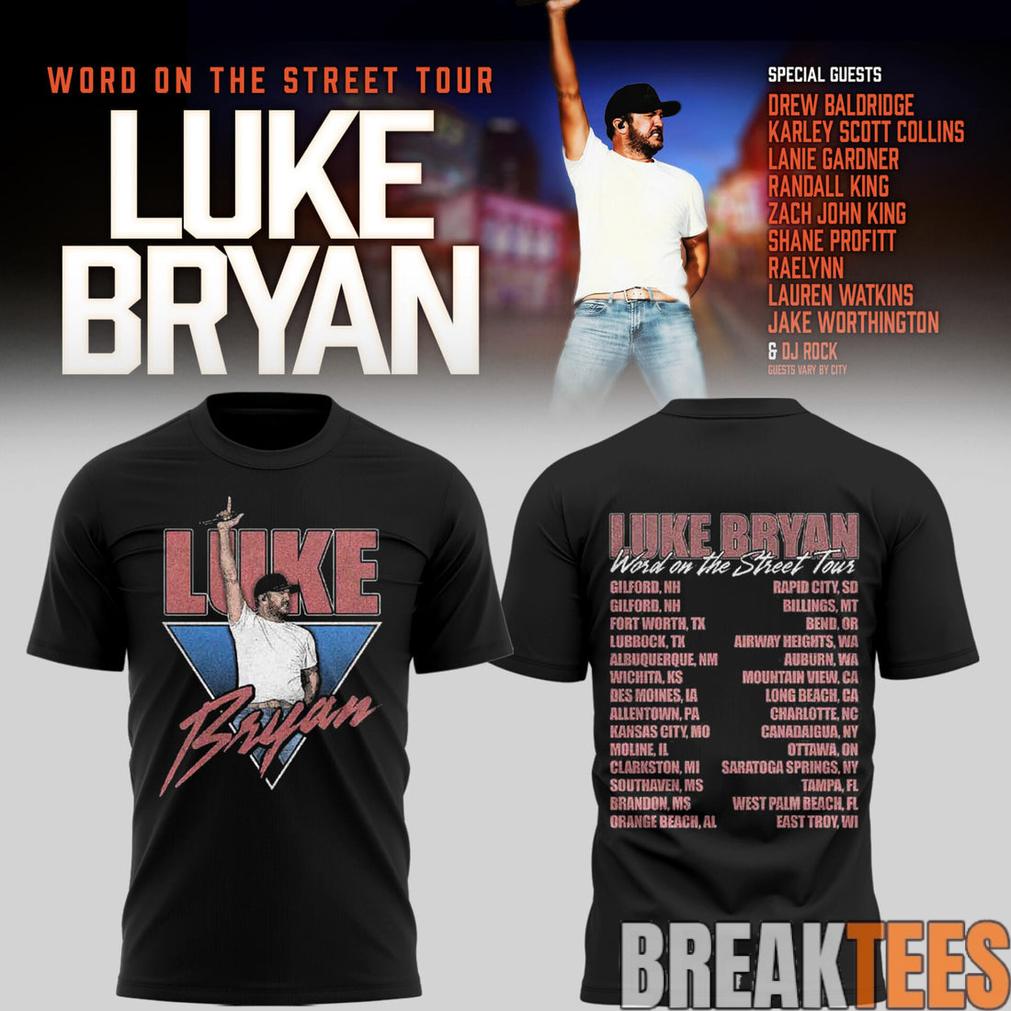 Luke Bryan Word On The Street Tour Special Edition T-Shirt