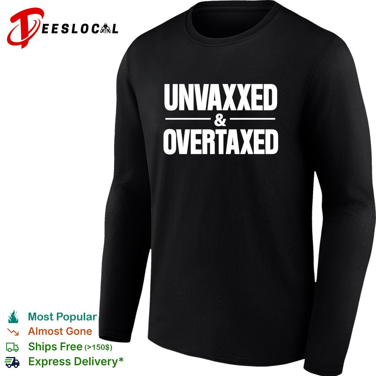 Luke Rudkowski Unvaxxed and Overtaxed shirt