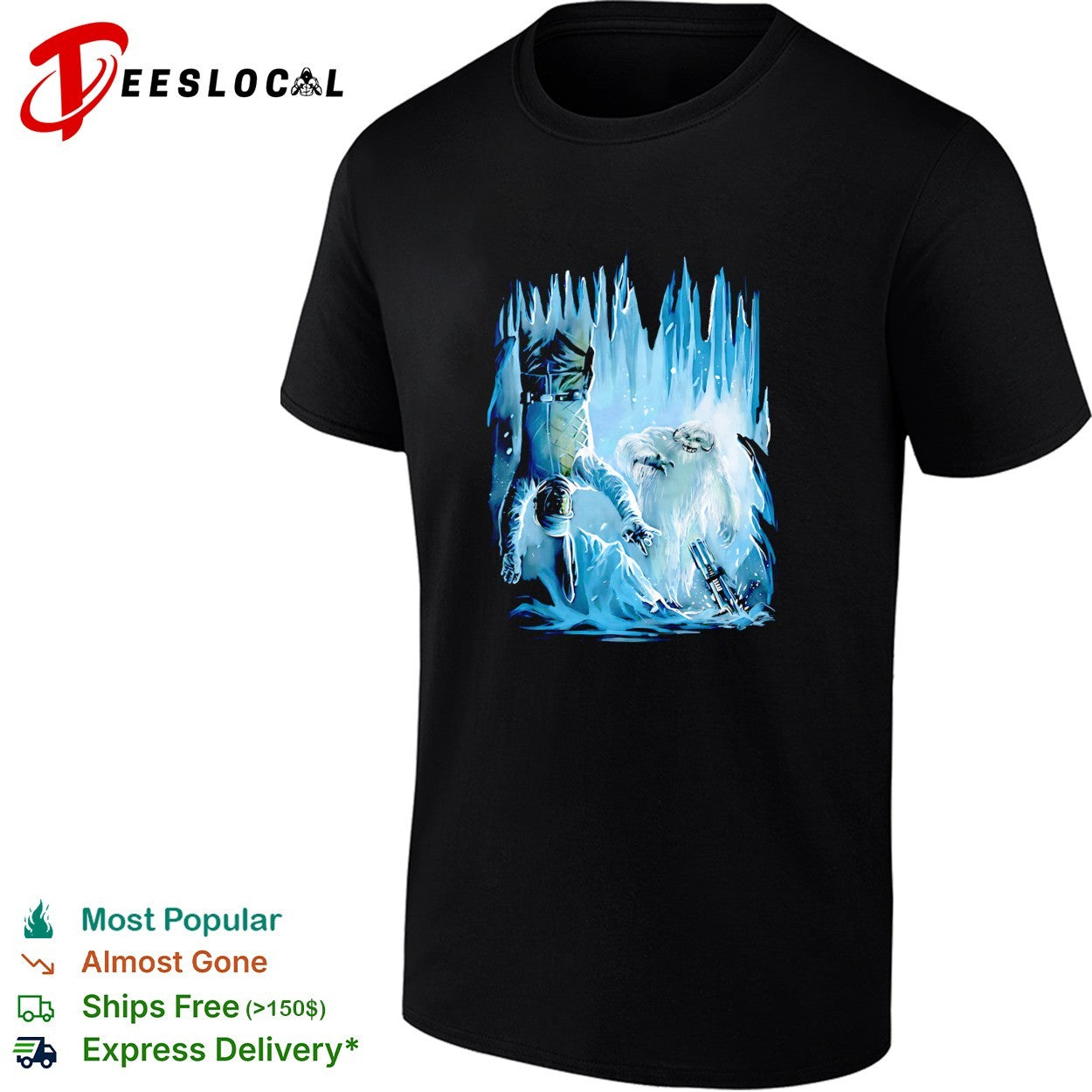 Luke Skywalker in the Wampa cave from The Empire Strikes Back shirt