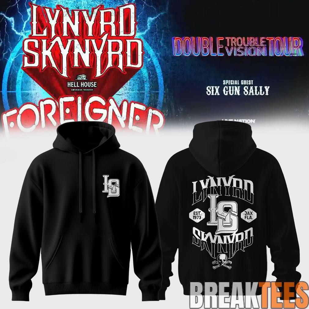 Lynyrd Skynyrd Double Trouble Double Vision Tour 2026 Exclusive Hoodie