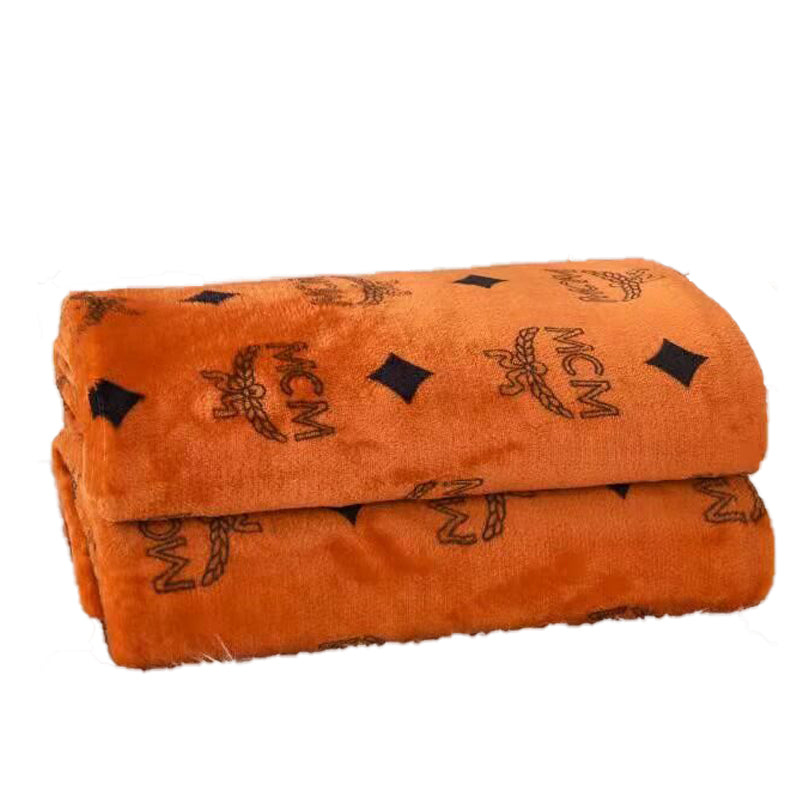 M orange throw blanket 441