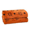 brown dog sofa blankets