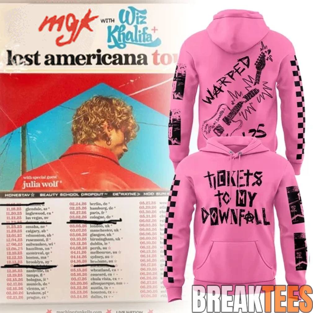 MGK Lost Americana Tour 2026 ‘Tickets to my Downfall’ Hoodie