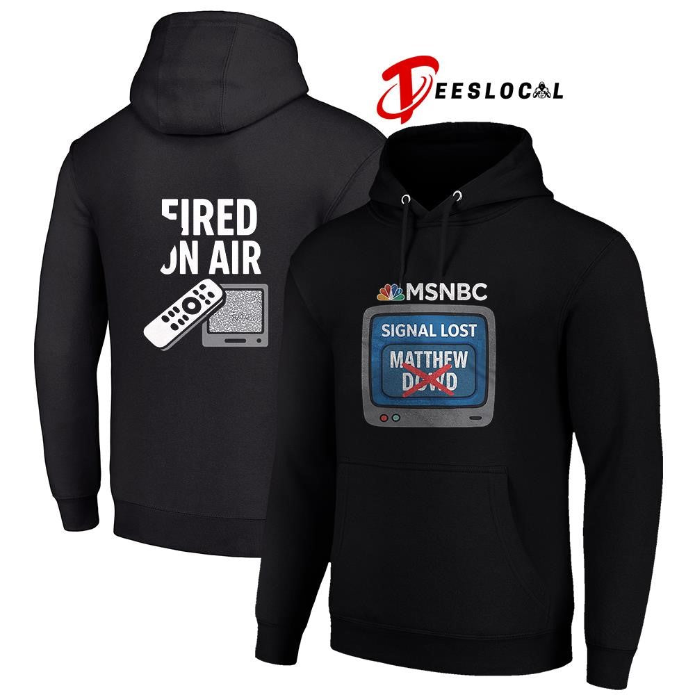 MSNBC Matthew Dowd fried on air TV shirt
