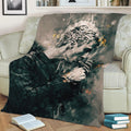 Machine Gun Kelly Fleece Throw Blanket