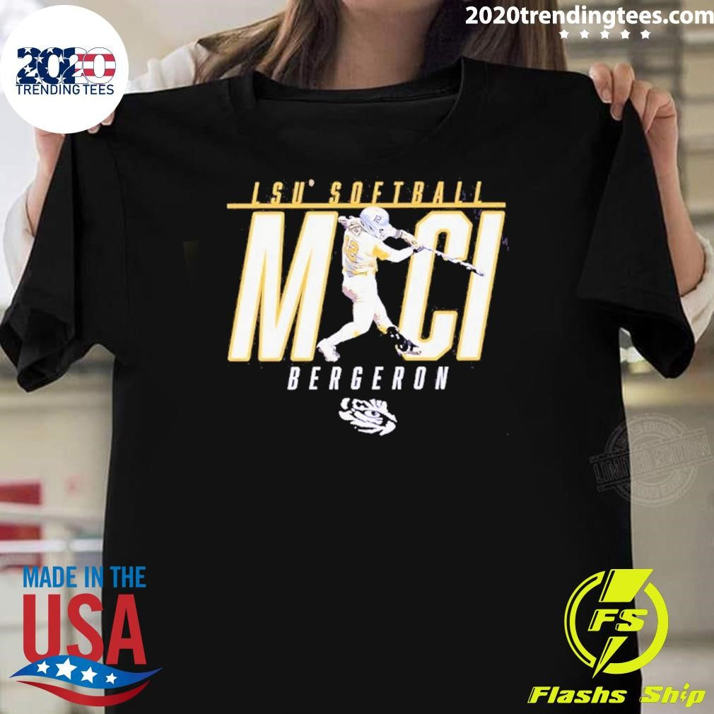 Maci Bergeron Lsu Tigers Softball Player Graphic Shirt