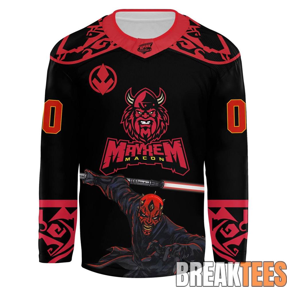 Macon Mayhem x 2026 Star Wars Night Custom Hockey Jersey