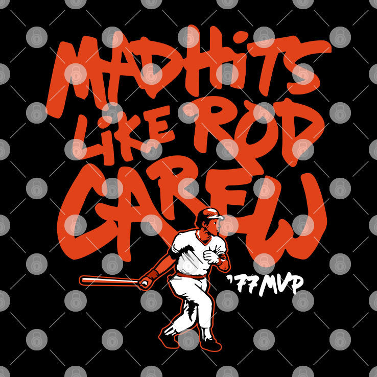 Mad Hits Like Rod Carew T Shirt