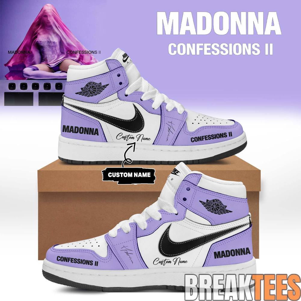 Madonna Album ”Confessions II” Custom AJ1 Shoes