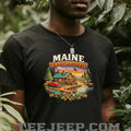 Maine Cabin Masters cabin scene vintage shirt