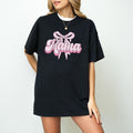 Mama Shirt Coquette Shirt Pink Bow Shirt Soft Girl Shirt Cute Mom Mama Mother Days Mom Baby Shower T-Shirts