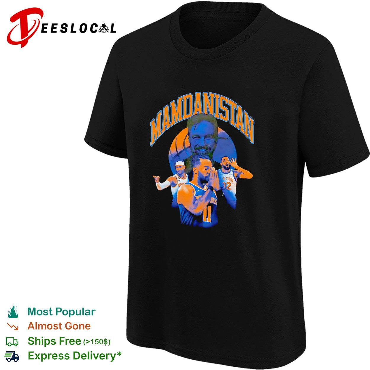 Mamdanistan Jalen Brunson Josh Hart Karl Anthony Towns New York Knicks NBA shirt