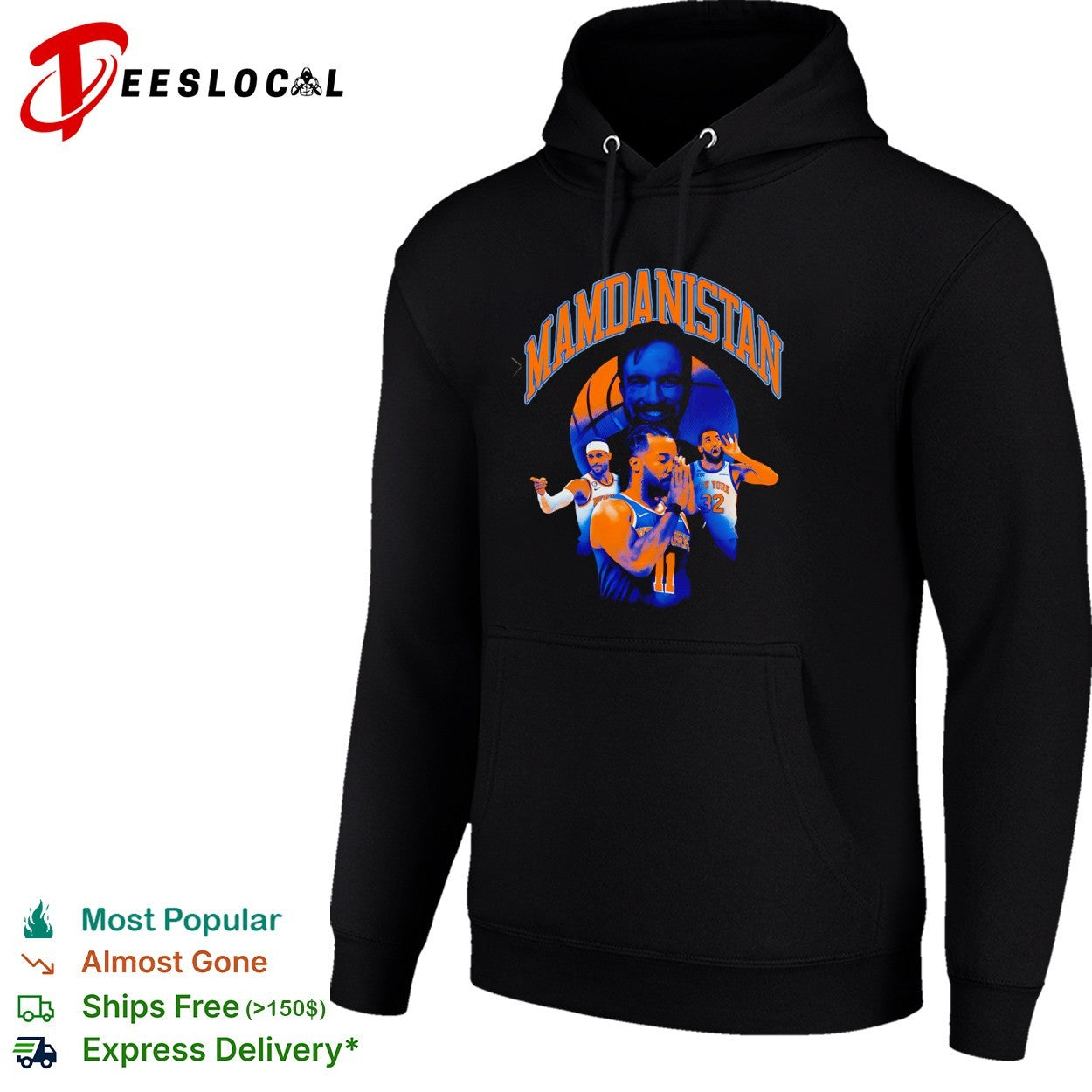 Mamdanistan Jalen Brunson Karl Anthony Towns Josh Hart New York Knicks shirt