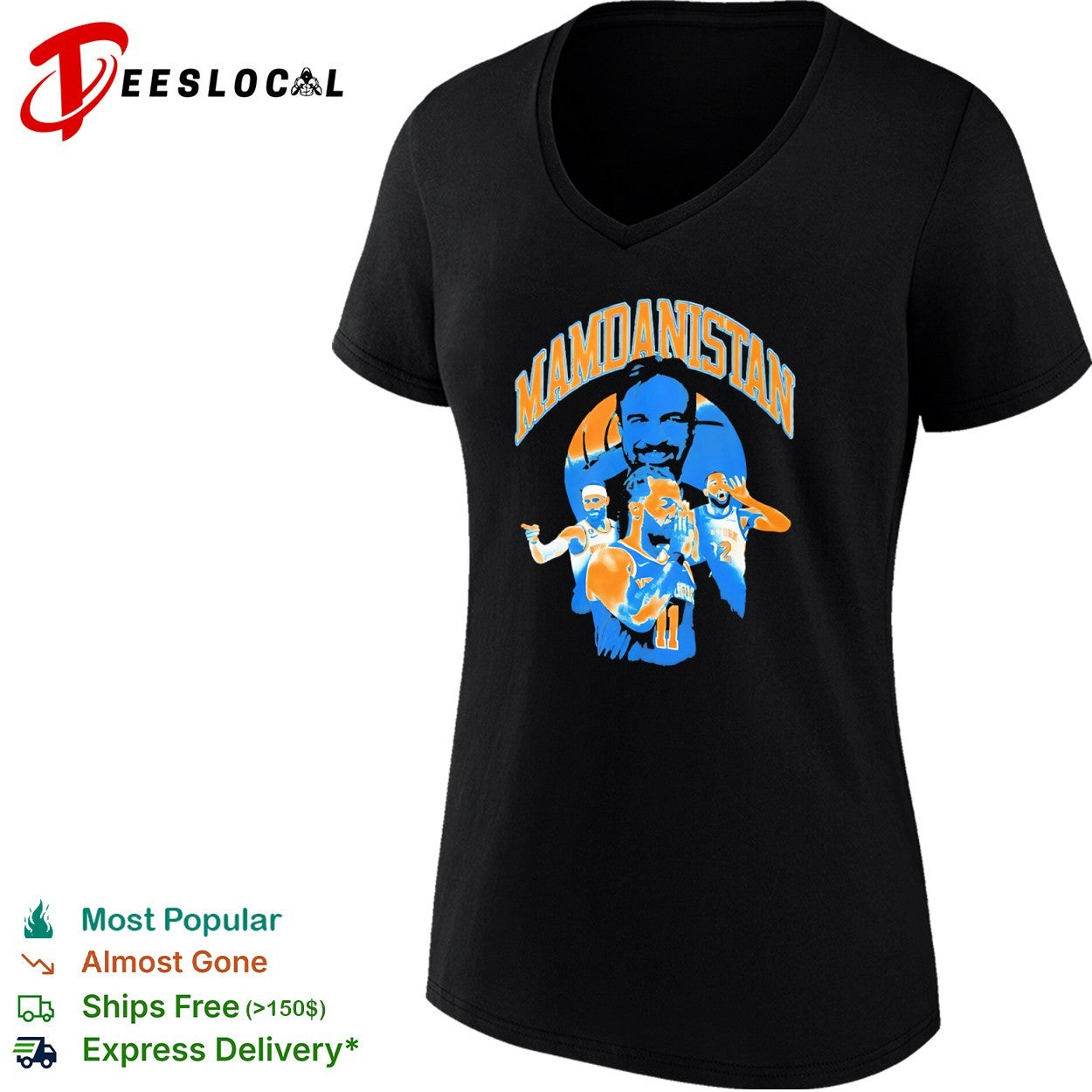Mamdanistan Jalen Brunson Karl Anthony Towns New York Knicks NBA Players shirt