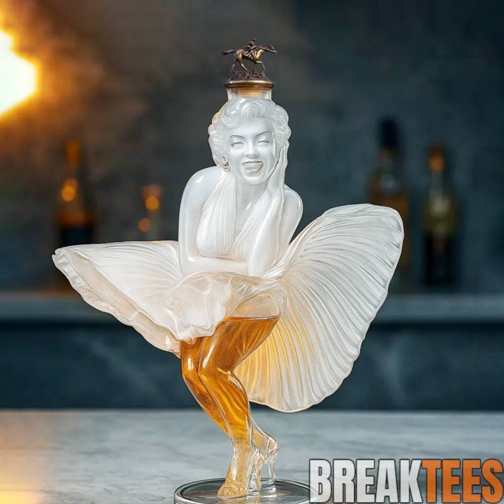 Marilyn Monroe Whiskey Bottle – A Timeless Icon in Crystal and Gold
