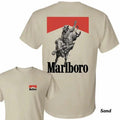 Marlboro Bone Rodeo Trending Shirt You Me King Shirt Classic Cotton Menswear Digital Print Street Top Collar T-Shirts
