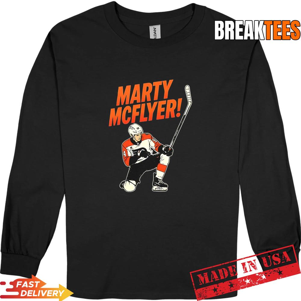 Marty Mcflyer 94 Philadelphia Flyers hockey T-Shirt