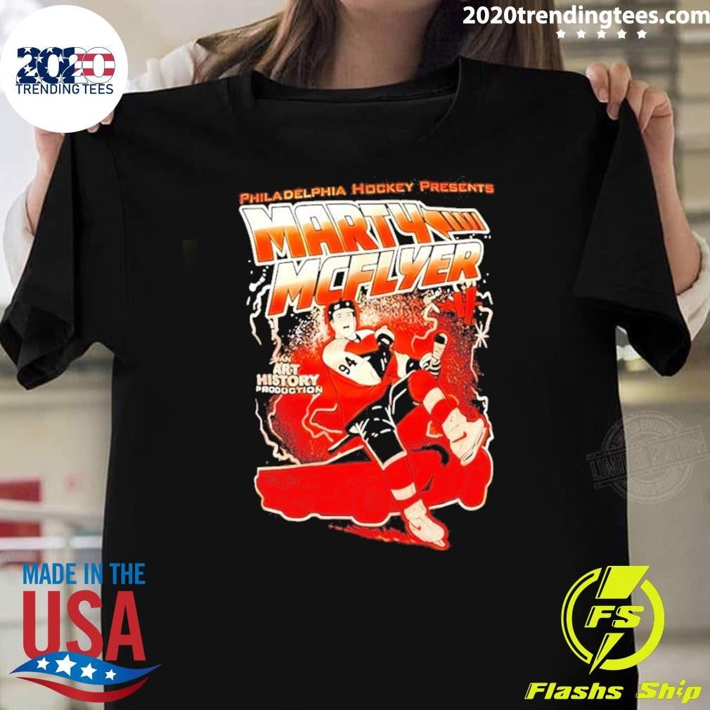 Marty Mcflyer Philadelphia Flyers Presents Back To The Future Shirt