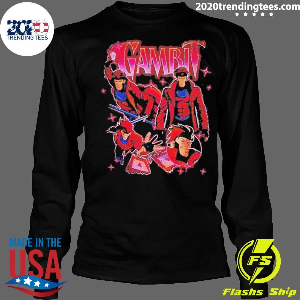 Marvel X-men Gambit Character Shirt
