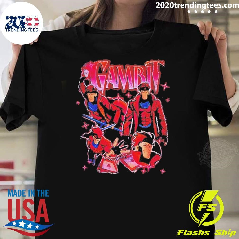 Marvel X-men Gambit Character Shirt