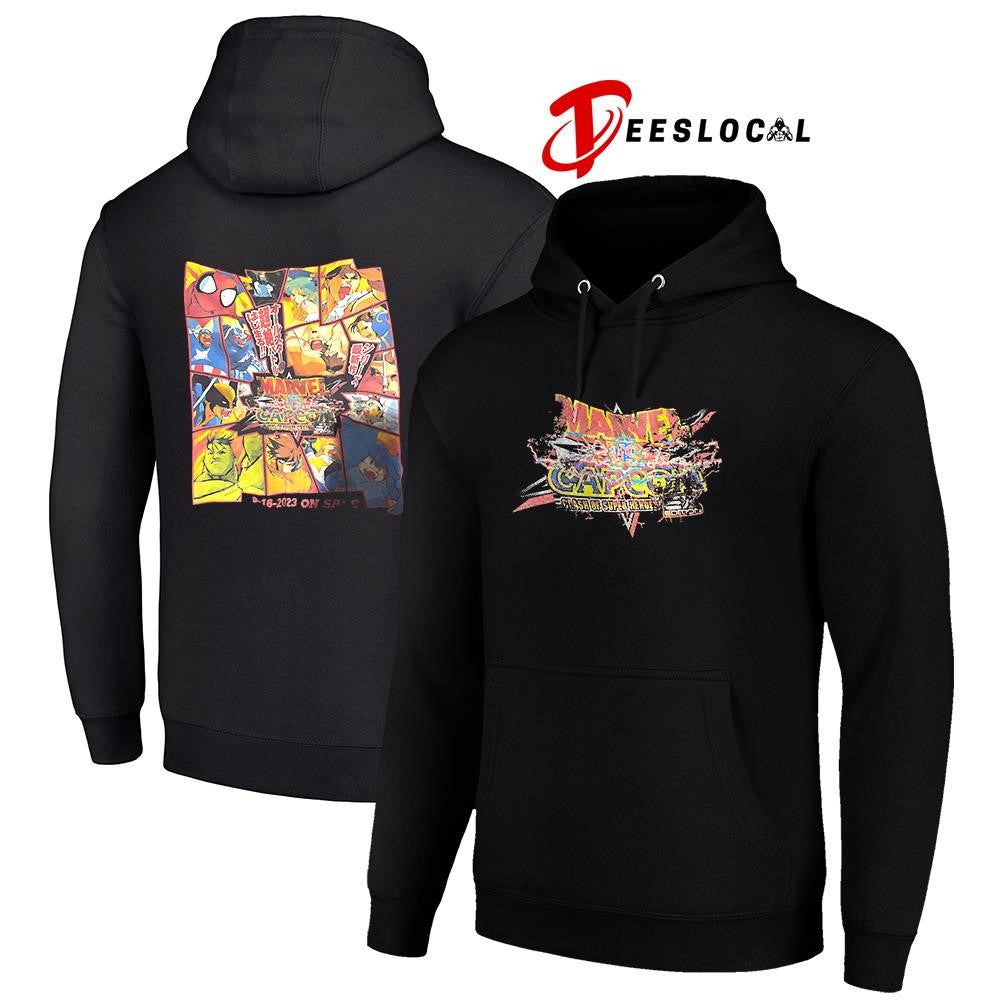 Marvel vs Capcom clash of super herdes cartoon signature shirt