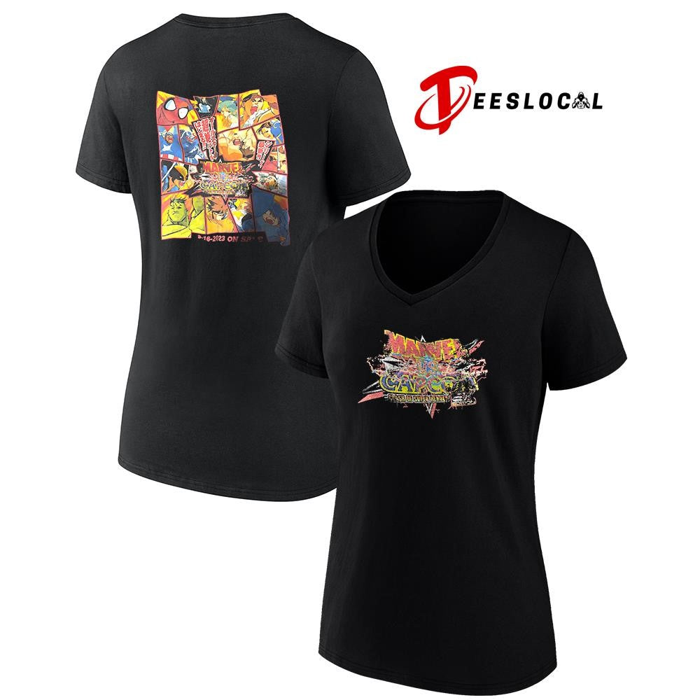 Marvel vs Capcom clash of super herdes cartoon signature shirt