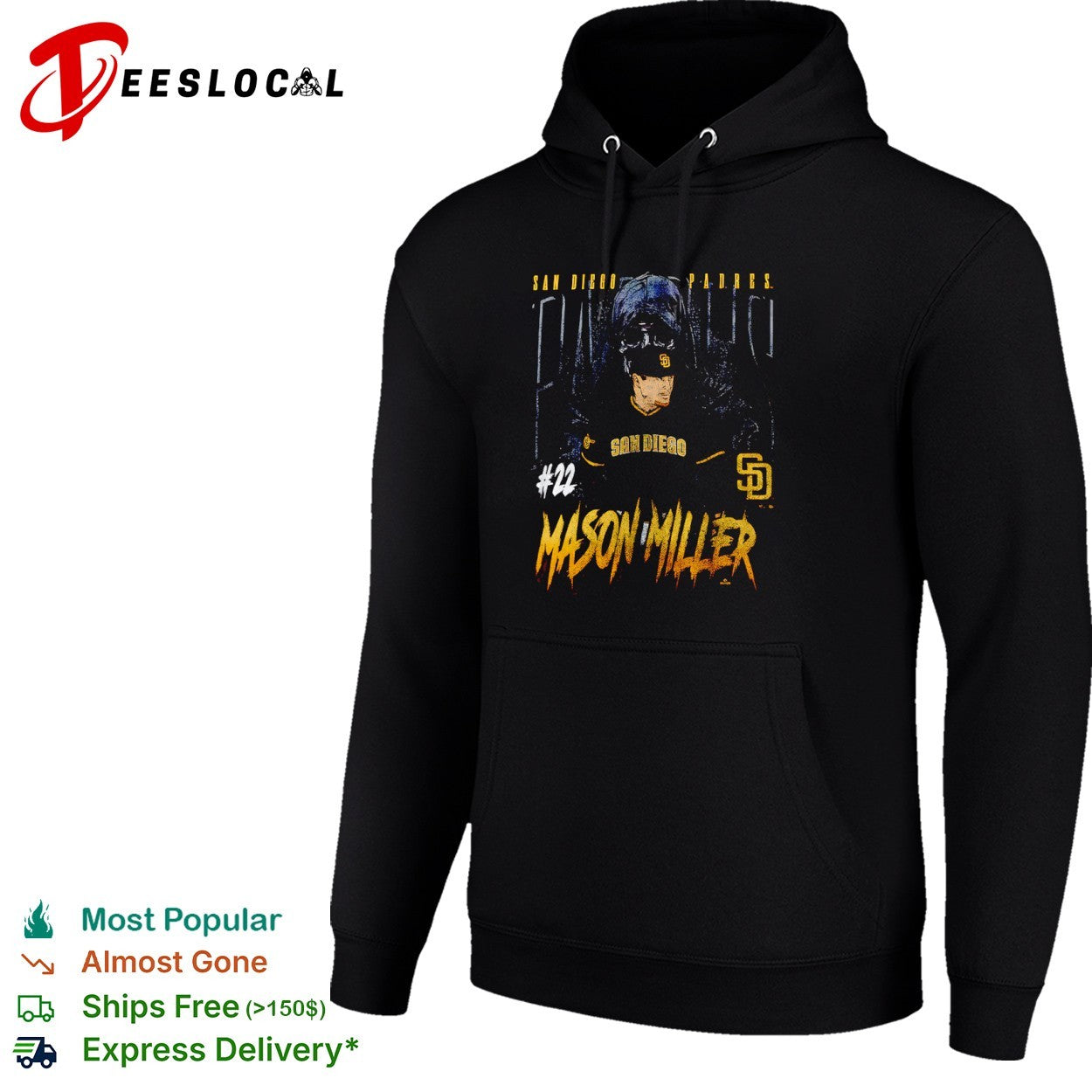 Mason Miller San Diego Padres MLB Grim Reaper 22 San Diego shirt