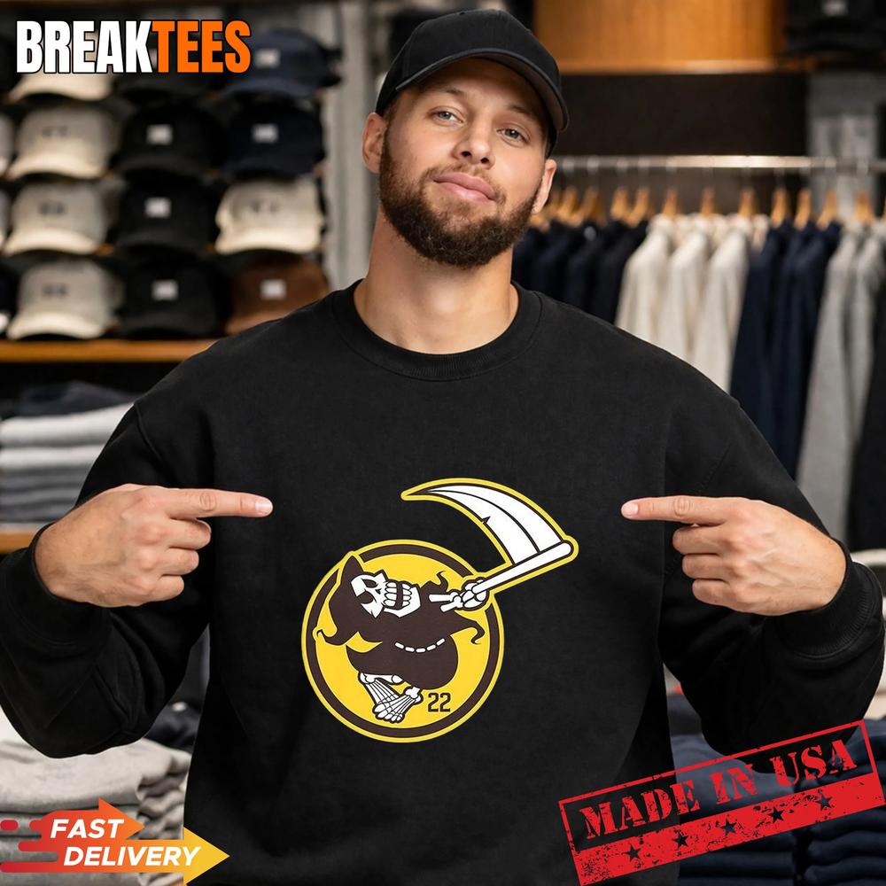 Mason Miller San Diego Padres MLB the grim reaper number 22 T-Shirt