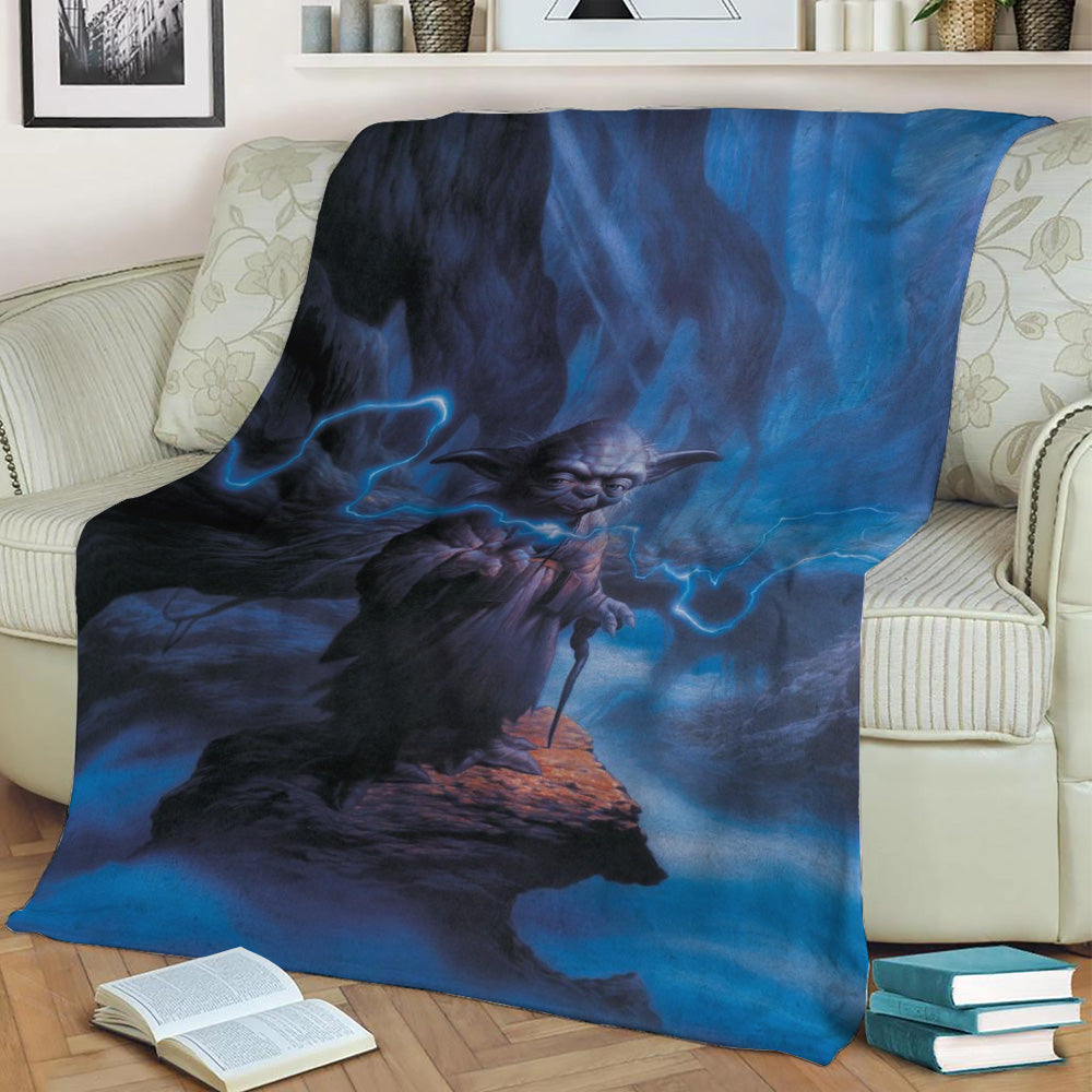 Master Yoda Fleece Throw Blanket