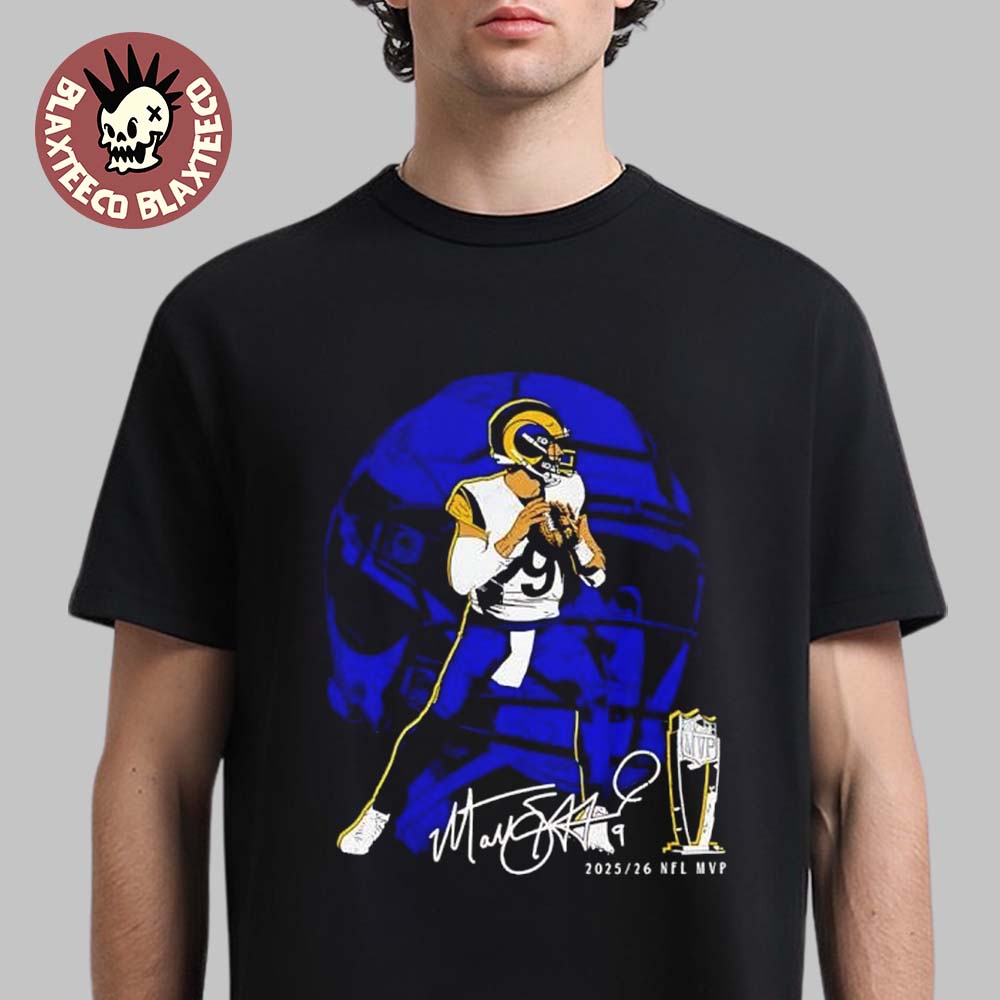 Matthew Stafford Los Angeles Rams 2025-26 NFL MVP Signature T-Shirt