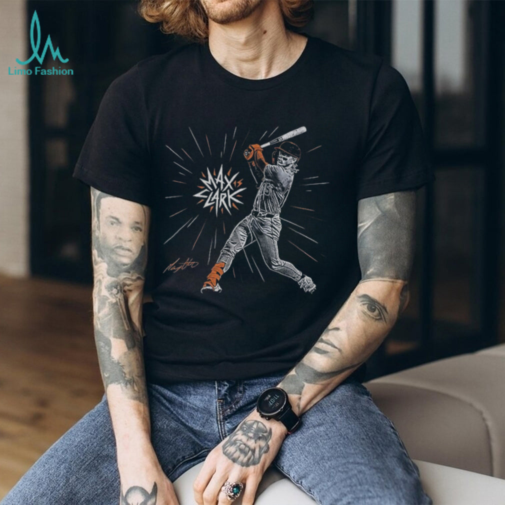 Max Clark Spark Detroit baseball signature shirt