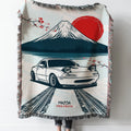 Mazda MX5 Miata Woven Tapestry Throw Blanket with Fringe