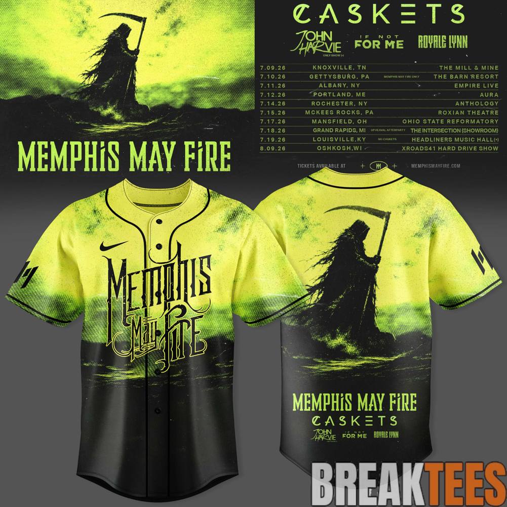 Memphis May Fire x Caskets Special Jersey