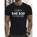 "Dad Bod" Casual Crew Neck Short Sleeve Lightweight Summer Shirt Made USA T-Shirts