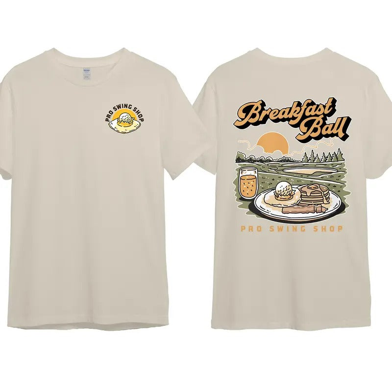 Breakfast Ball Classic Fit 100% Cotton Menswear T-Shirts