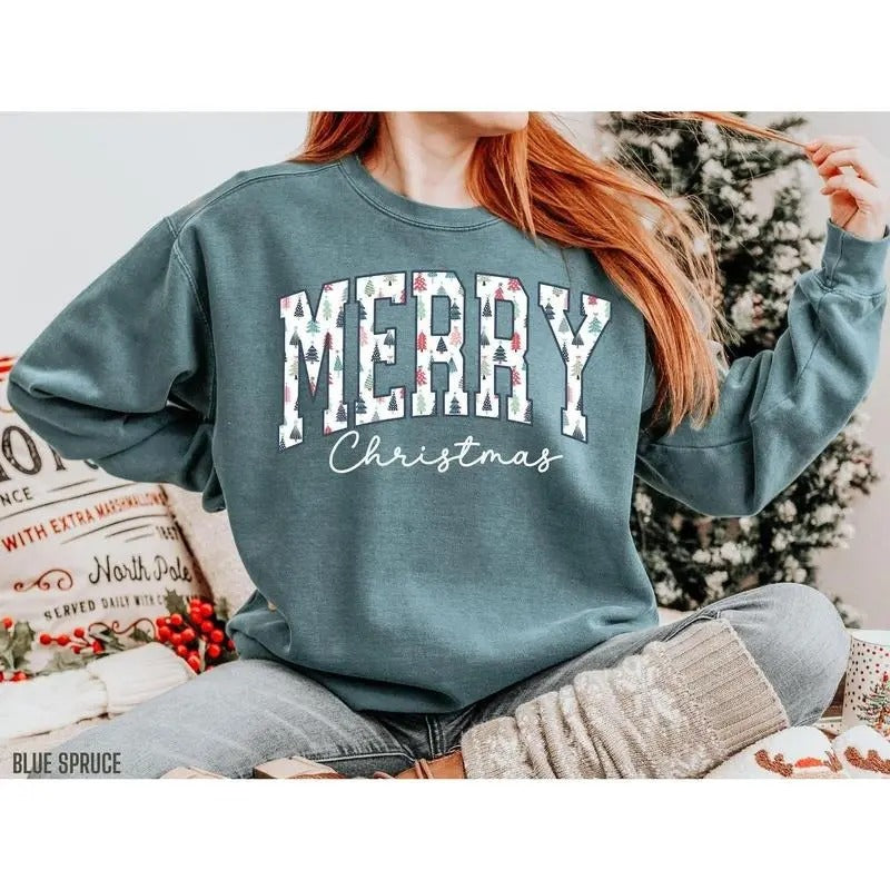 Merry Cute Xmas Cozy Winter Cotton Womenswear T-Shirts