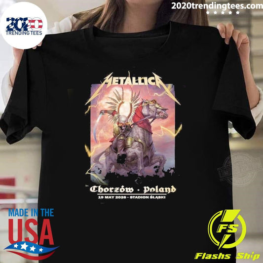 Metallica M72 Chorzow Poland 19 May 2026 Stadion Slaski Shirt